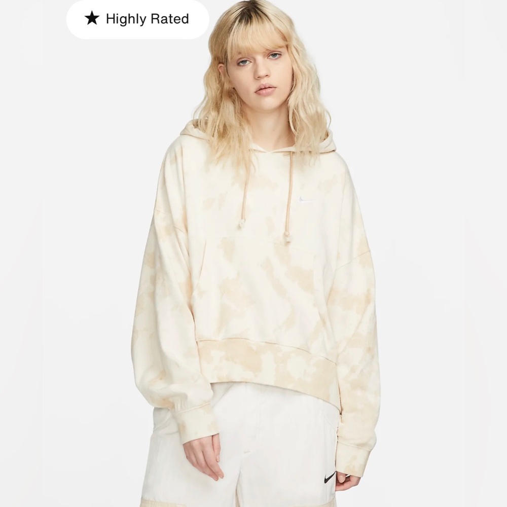 NIKE Oversized Cropped Hoodie